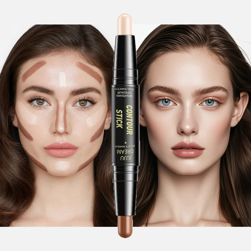 Stick de Contorno y Corrector Doble Punta — Acabado Profesional