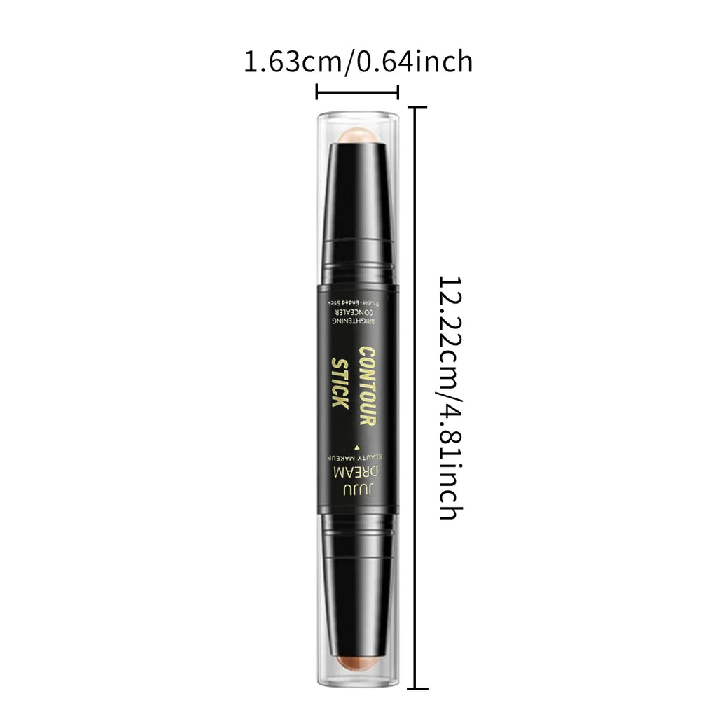 Stick de Contorno y Corrector Doble Punta — Acabado Profesional