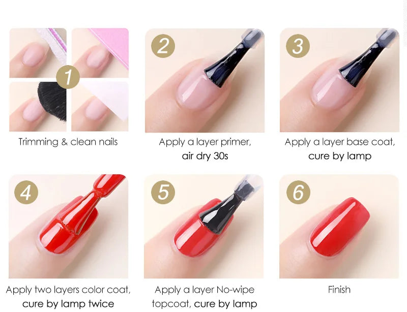 Venalisa 7.5ml Nail Gel Polish 60 Color Glitter Color Nail Varnish For Nail Art Manicure Top Coat Soak Off Enamel UV Gel Varnish