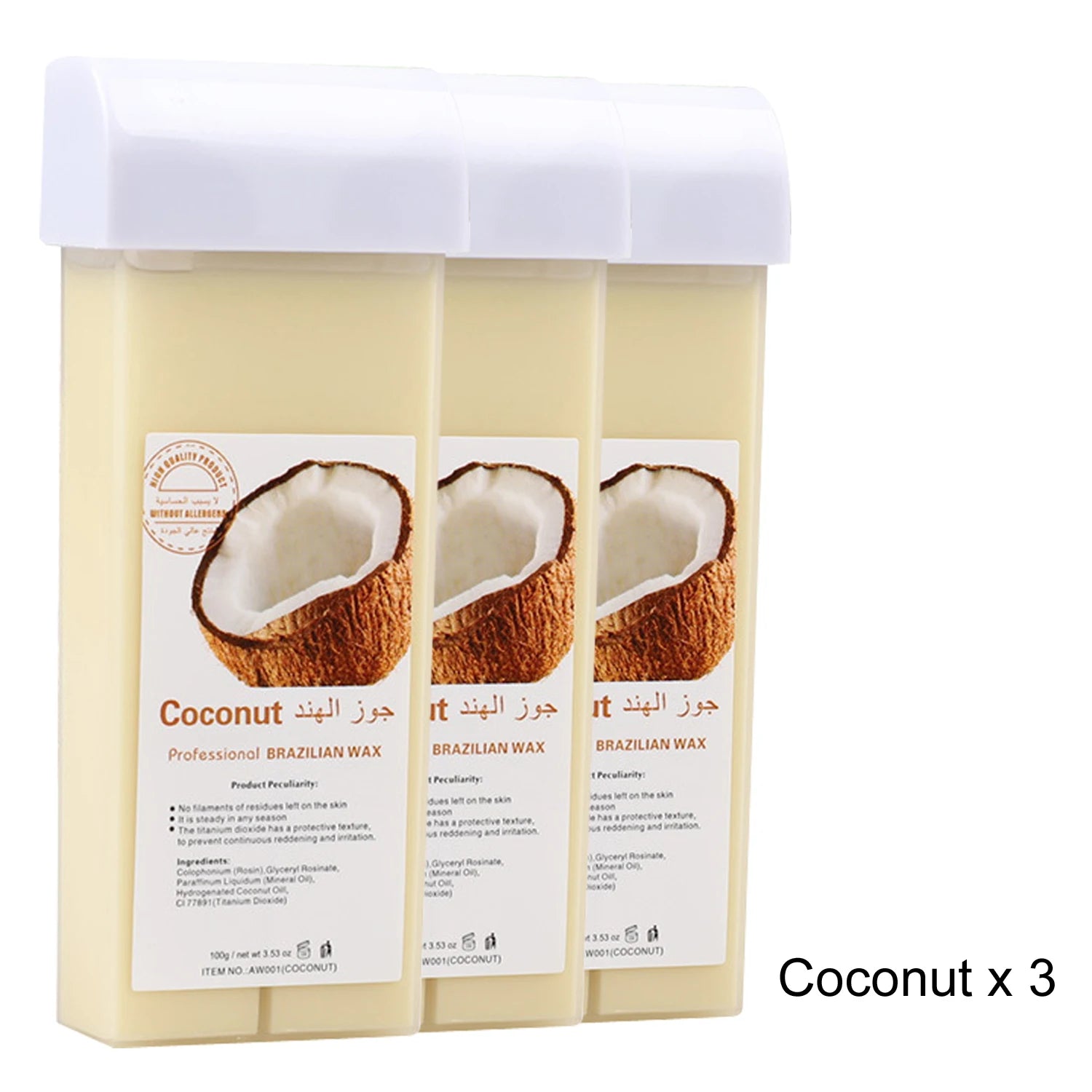 Kit de Depilación con Cera Profesional — Rodillo Calentador y Crema Depilatoria