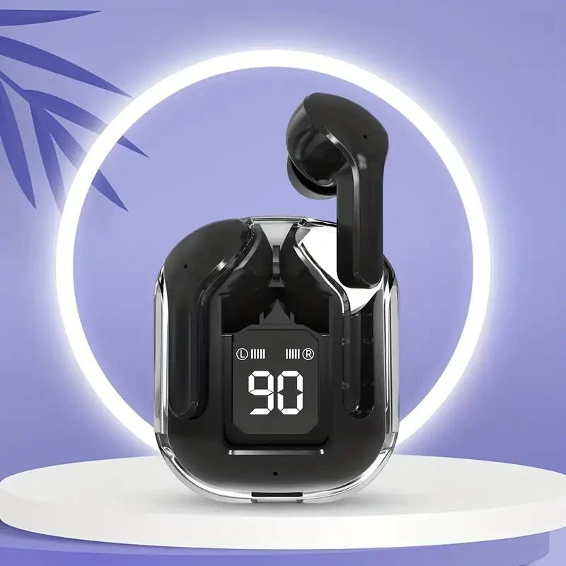Auriculares Bluetooth Transparentes T2 con Pantalla LED