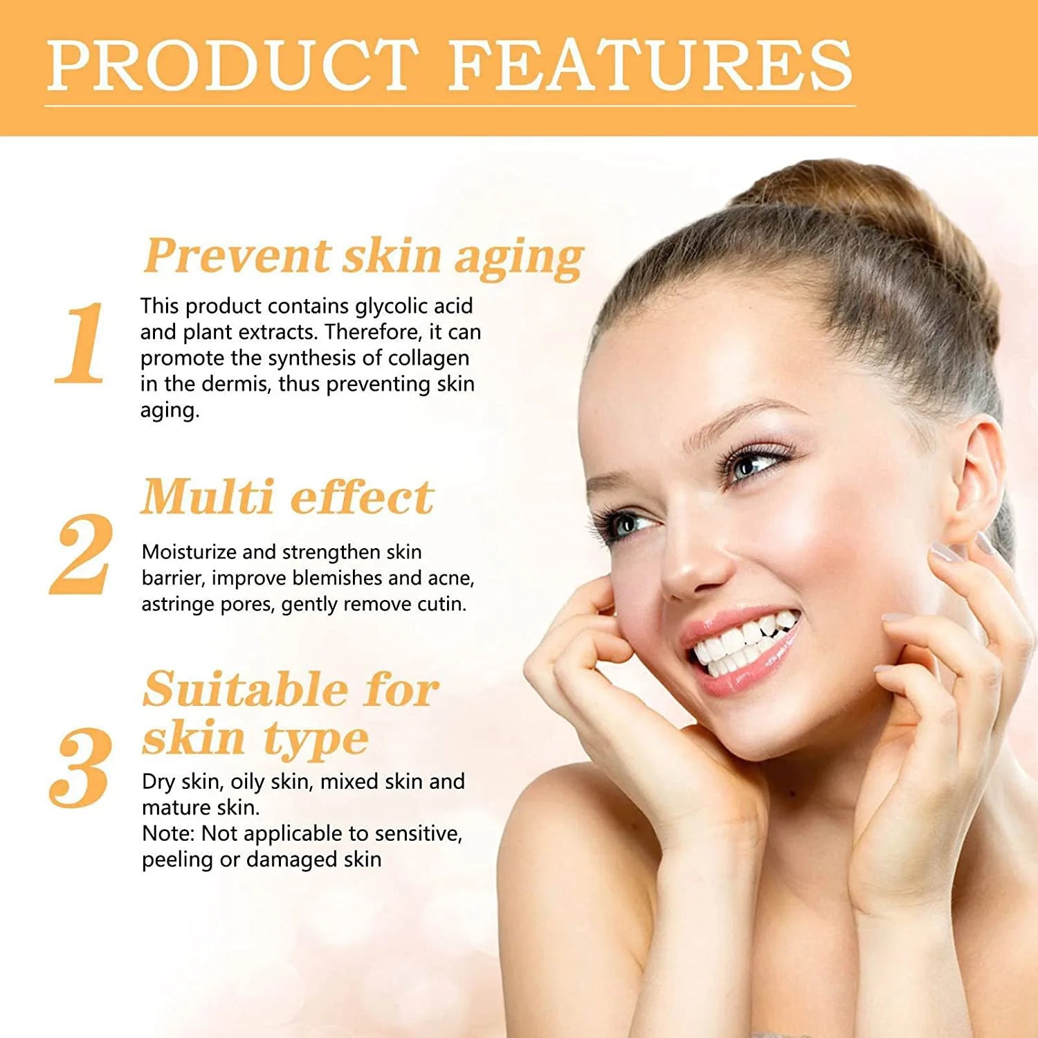 Tónico Exfoliante con Ácido Glicólico 7% — Antigranos, Hidratante y Rejuvenecedor