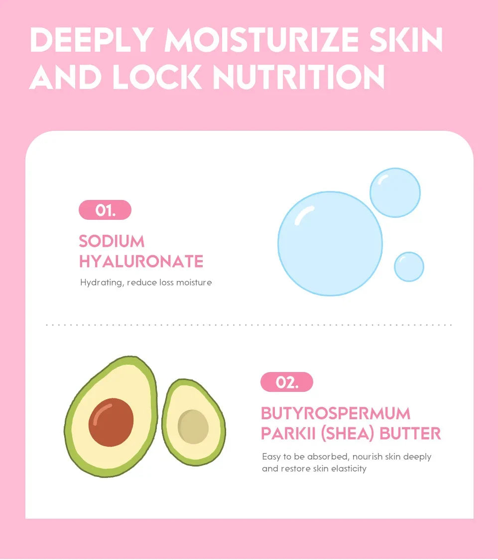Crema Facial LAIKOU Sakura Cherry Blossom — Hidratación Profunda y Antiedad