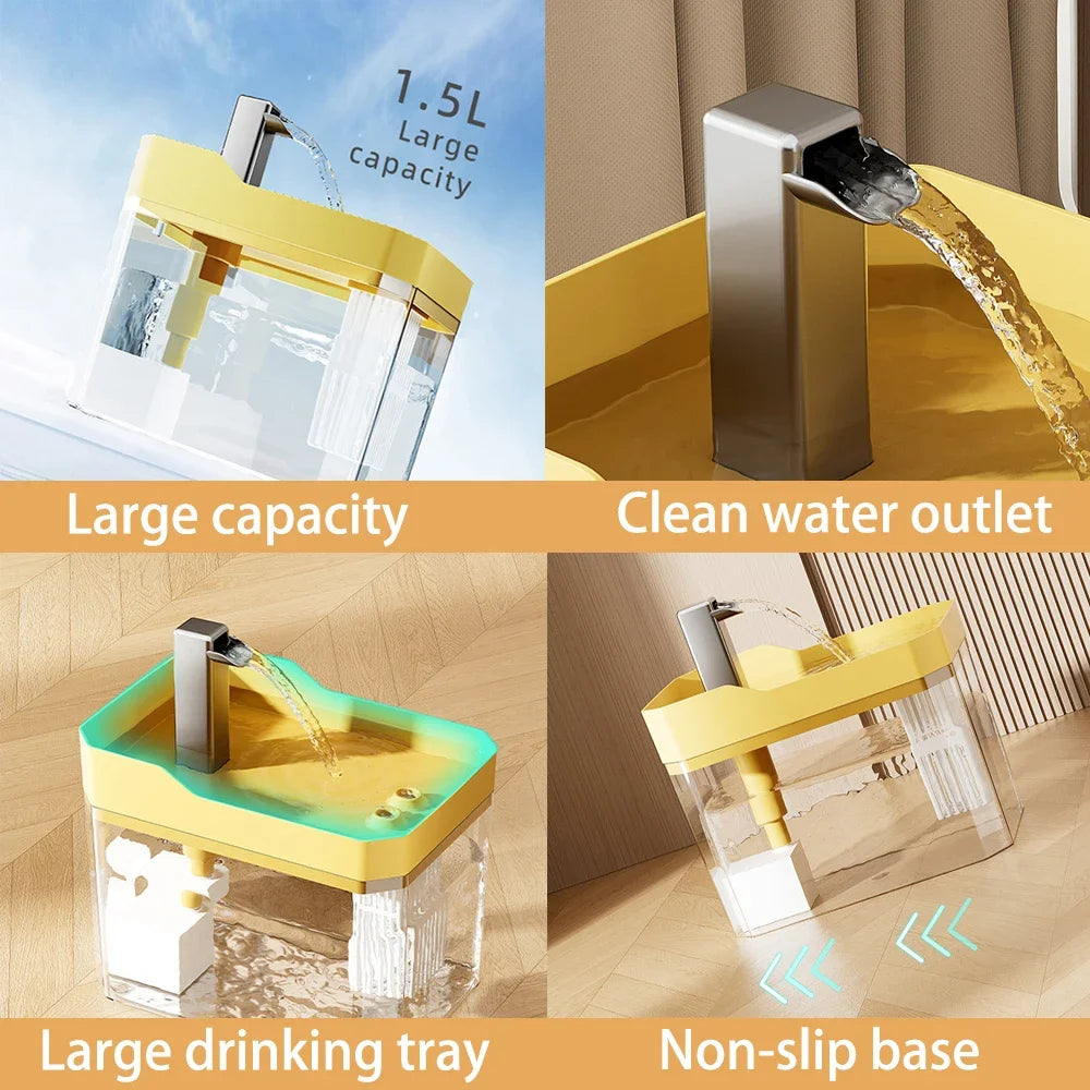Fuente de Agua Automática para Gatos con Filtro y Bomba USB