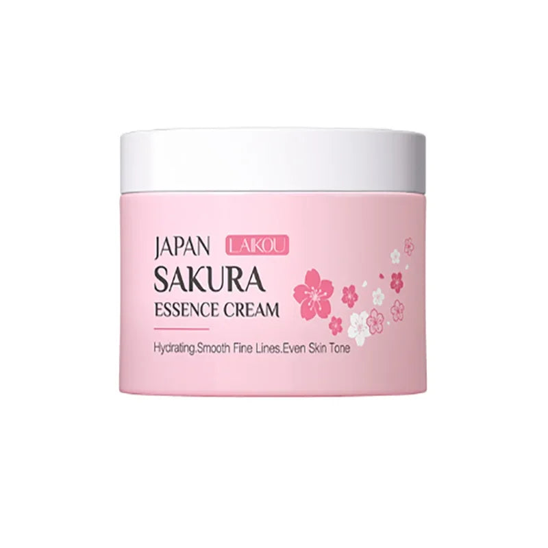 Crema Facial LAIKOU Sakura Cherry Blossom — Hidratación Profunda y Antiedad