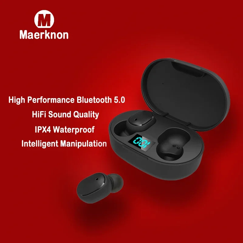Auriculares Bluetooth Inalámbricos TWS E6S con Cancelación de Ruido
