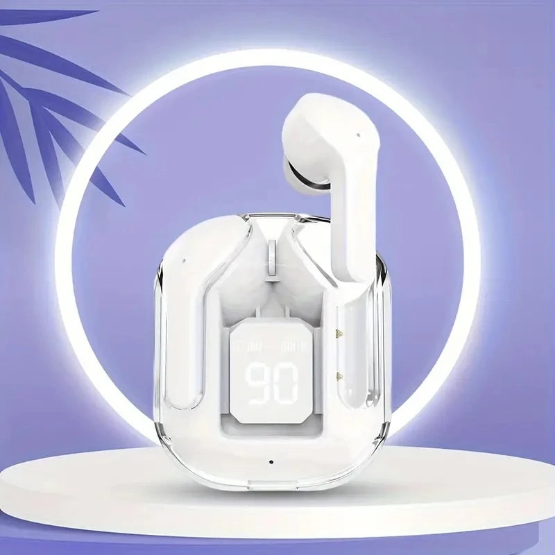 Auriculares Bluetooth Transparentes T2 con Pantalla LED