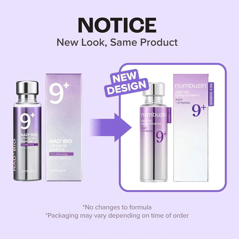 NO.9 NAD+PDRN Collagen Lifting-silk Essence Eye Cream Face Cream Facial Mask Kit Deep Repair Revitalizing Brightening Skin Care