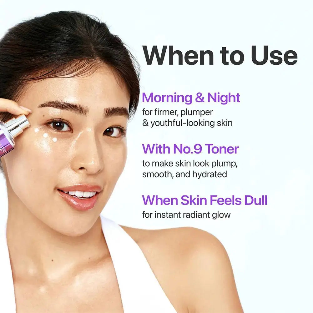 NO.9 NAD+PDRN Collagen Lifting-silk Essence Eye Cream Face Cream Facial Mask Kit Deep Repair Revitalizing Brightening Skin Care