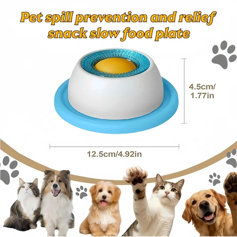 Cuenco Lamedor Interactivo para Perros y Gatos