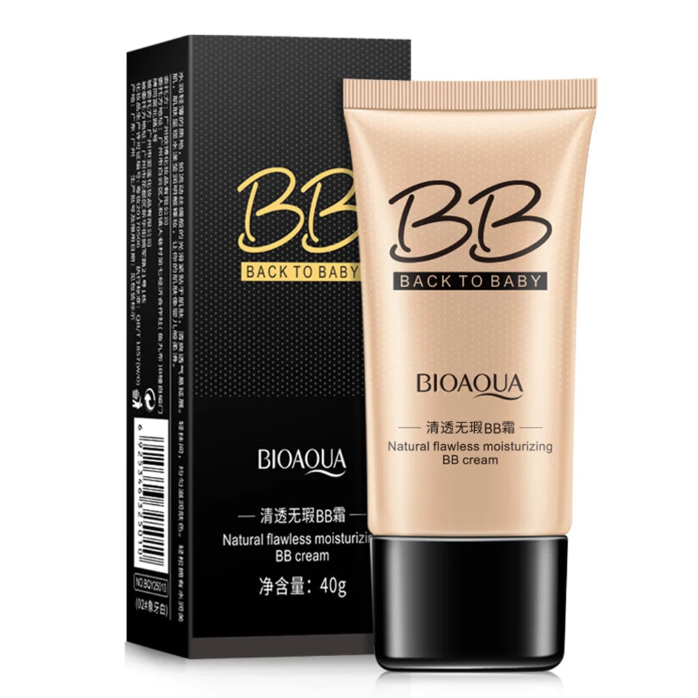 Base de Maquillaje Líquida BIOAQUA — Cobertura Total, Hidratante y Resistente al Agua