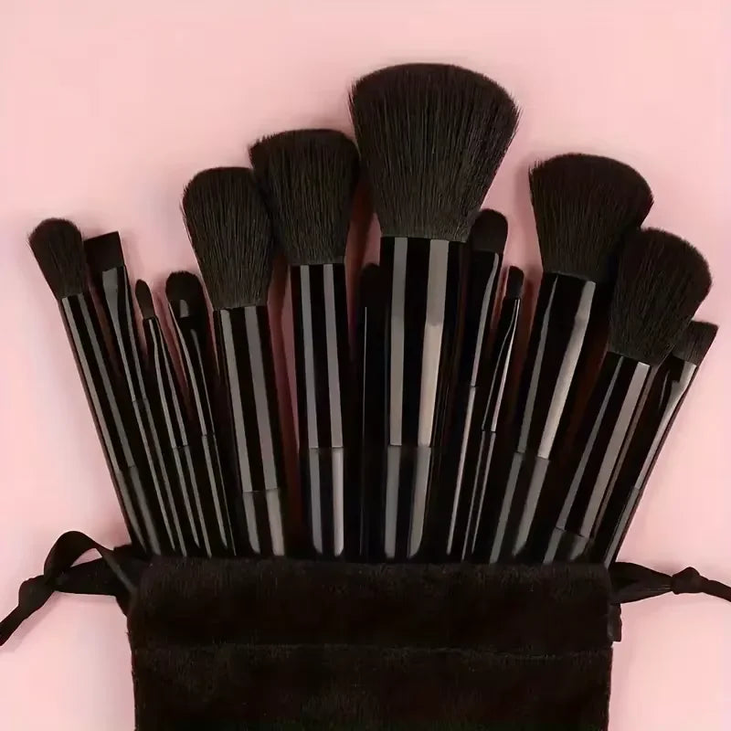 Set de 13 Brochas de Maquillaje Profesionales con Estuche