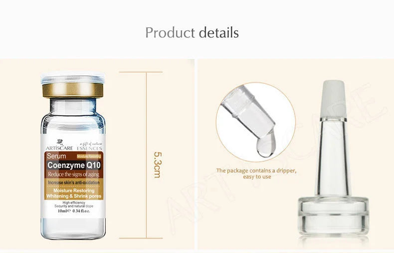 ARTISCARE Coenzyme Q10 3Pcs Serum anti aging and minimize pores essence tighten and flabby skin Best Skin Care cream