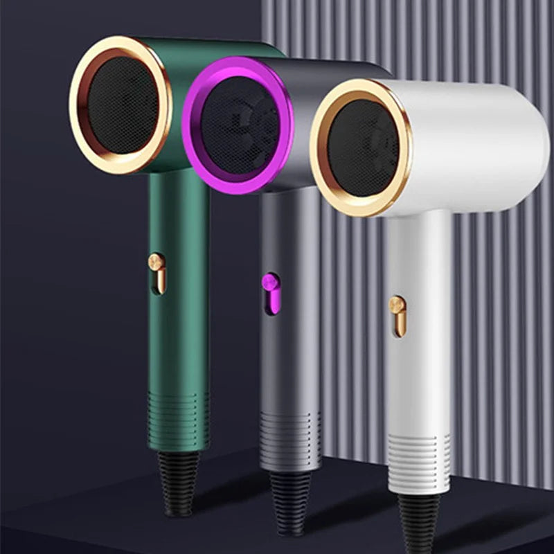 Secador de Pelo Profesional con Iones Negativos y Luz Azul