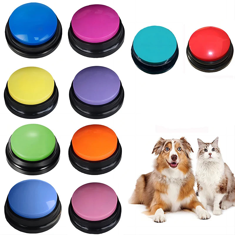 Botón de Comunicación para Perros con Grabación de Voz
