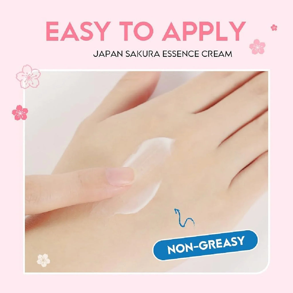 Crema Sakura Tone Up con Ácido Hialurónico — Luminosidad Instantánea