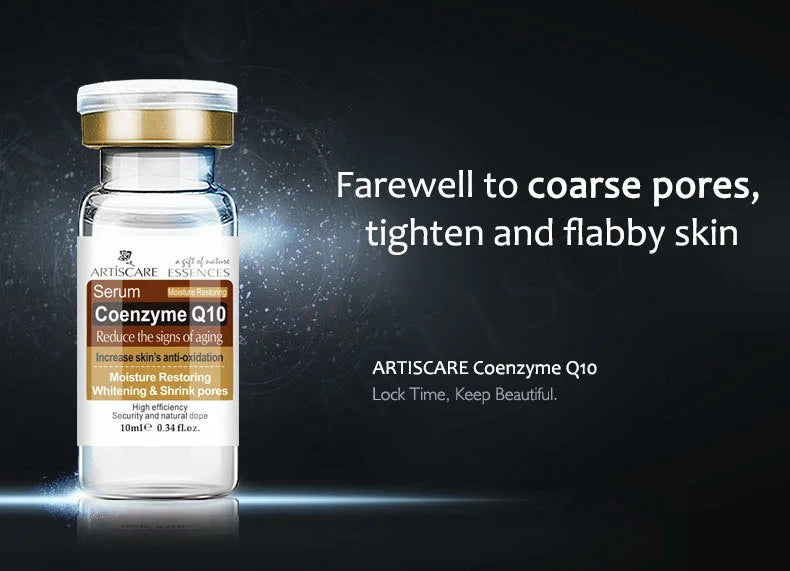 ARTISCARE Coenzyme Q10 3Pcs Serum anti aging and minimize pores essence tighten and flabby skin Best Skin Care cream