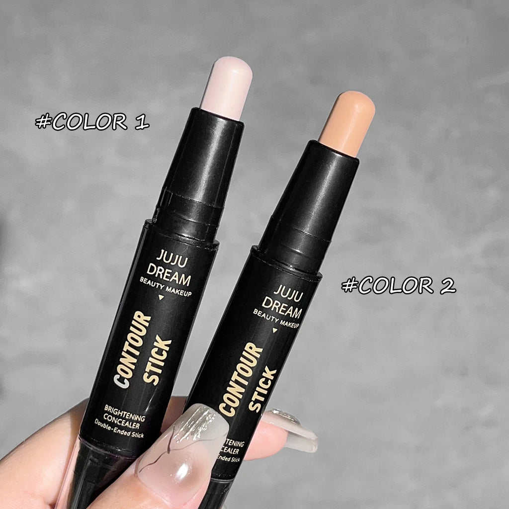 Stick de Contorno y Corrector Doble Punta — Acabado Profesional