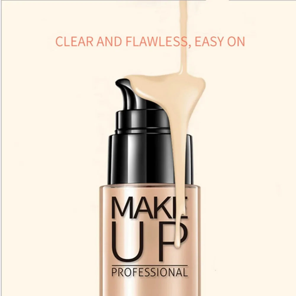 Base de Maquillaje Líquida BIOAQUA — Cobertura Total, Hidratante y Resistente al Agua