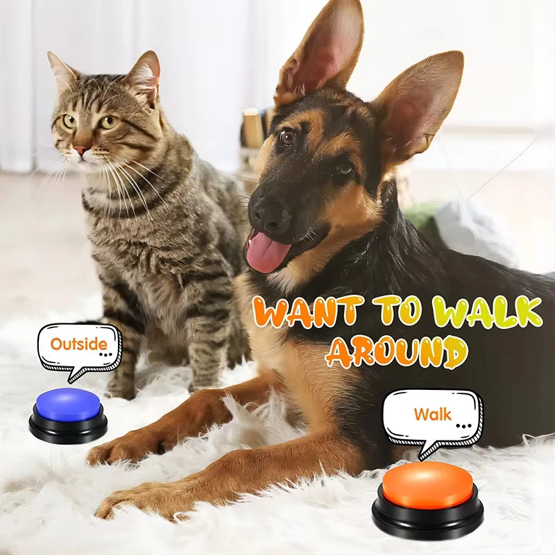 Botón de Comunicación para Perros con Grabación de Voz