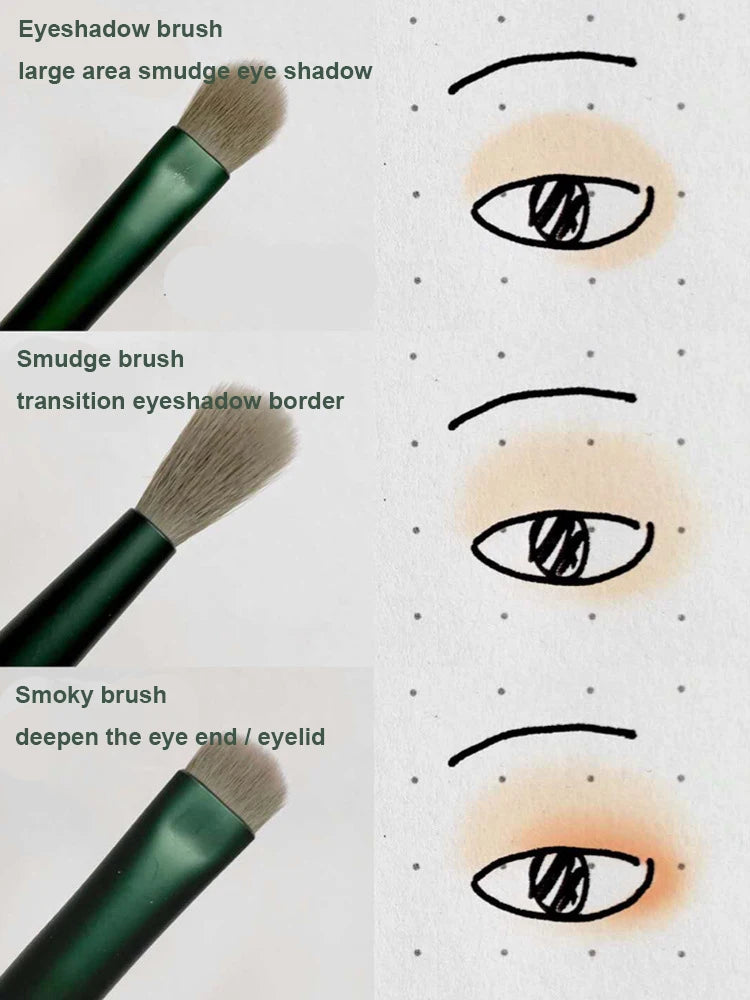 Set de 13 Brochas de Maquillaje Profesionales con Estuche