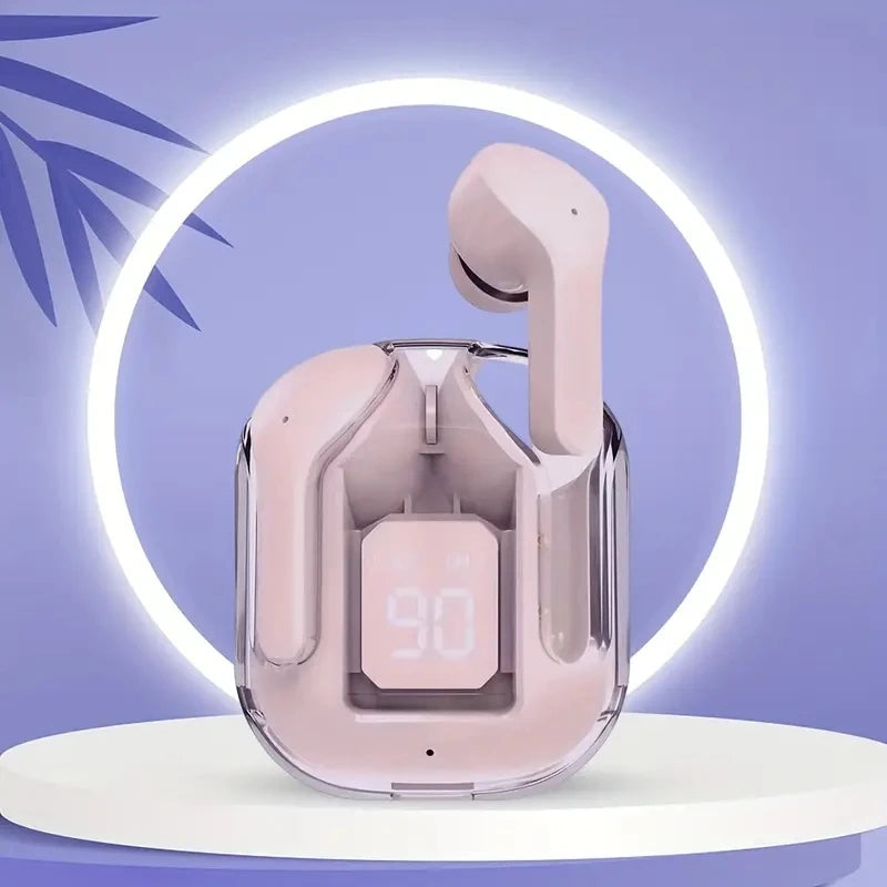 Auriculares Bluetooth Transparentes T2 con Pantalla LED